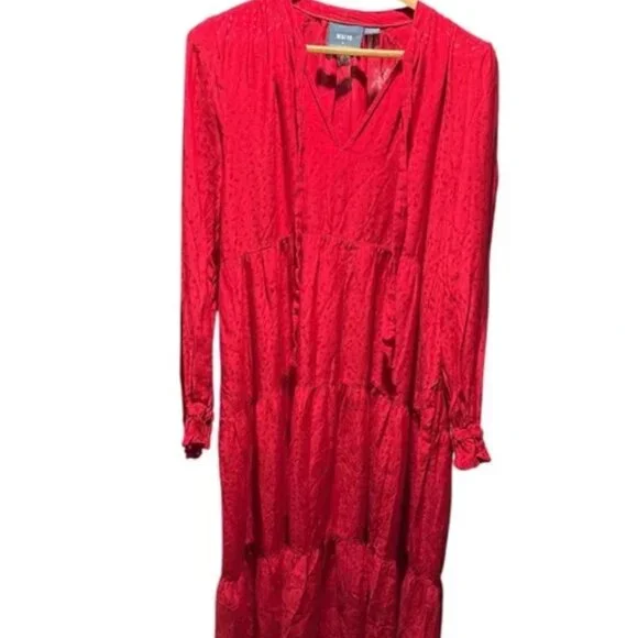 Anthropologie Red Maxi Dress - Picture 3 of 6